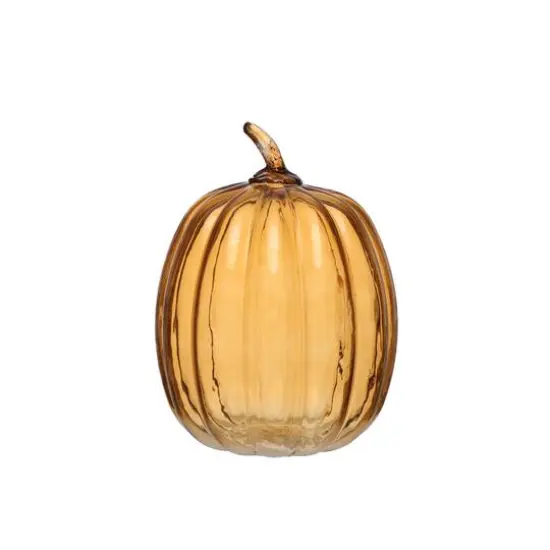 8" Glass Pumpkin by Ashland&reg; Amber {3}