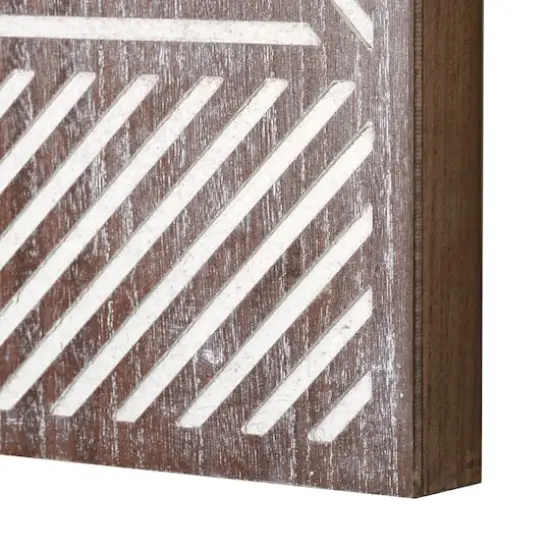 American Art D&eacute;cor&trade; Walnut Brown Contemporary Wood Wall D&eacute;cor Set {5}