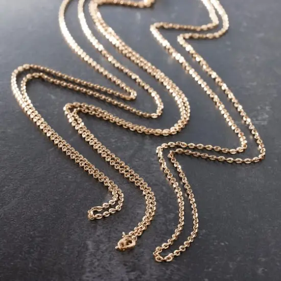 Hamilton Gold Flat Oval Chain Necklaces By Bead Landing&trade; {3}