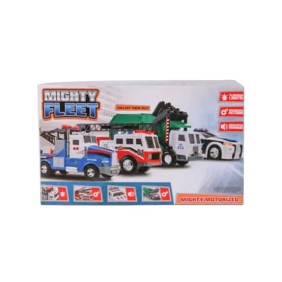 Funrise Mighty Fleet Mighty Motorized Fire Ladder Truck {10}