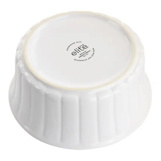 Gibson Elite&reg; White Ceramic Bakeware Set {6}