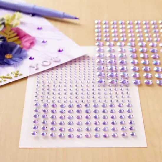 Bling Stickers Variety Pack by Recollections&trade; Purple {3}