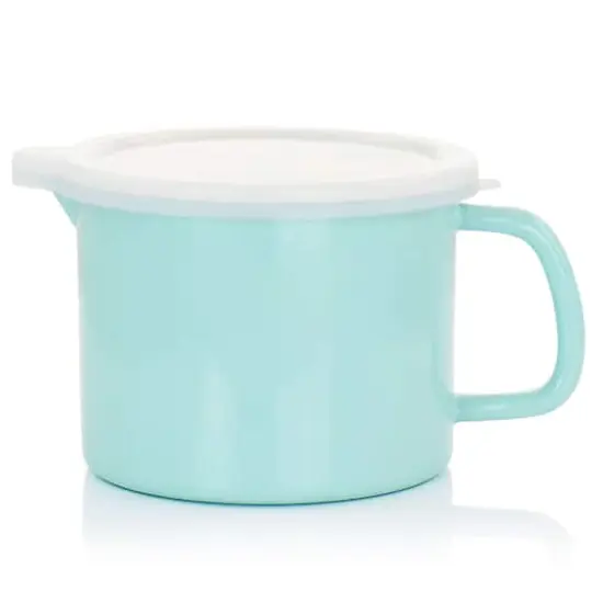 Martha Stewart 6 Cup Turquoise Enamel on Steel Measuring Cup {6}