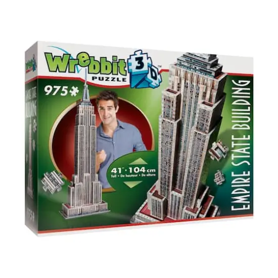 Wrebbit 3D Puzzle&trade; Empire State Building 975 Piece Puzzle {3}