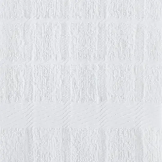 DII&reg; Solid Windowpane Terry Dishtowels, 4ct. White {6}