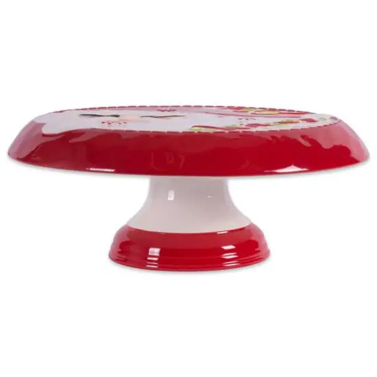 DII&reg; Ceramic Santa Cake Plate with Stand {3}