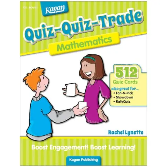Kagan Publishing Design Quiz-Quiz-Trade: Mathematics, Grades 2-4 {1}