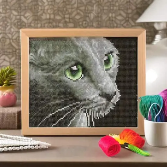 Diamond Dotz&reg; Smokey Grey Diamond Painting Kit {1}