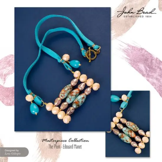 John Bead Masterpiece Collection Glass Bead Box Mix The Plum/Edouard Manet {4}