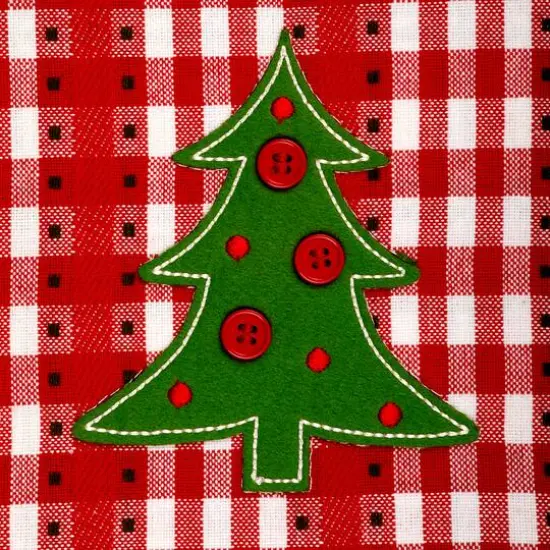DII&reg; Embellished Jolly Tree Placemats, 4ct. {8}