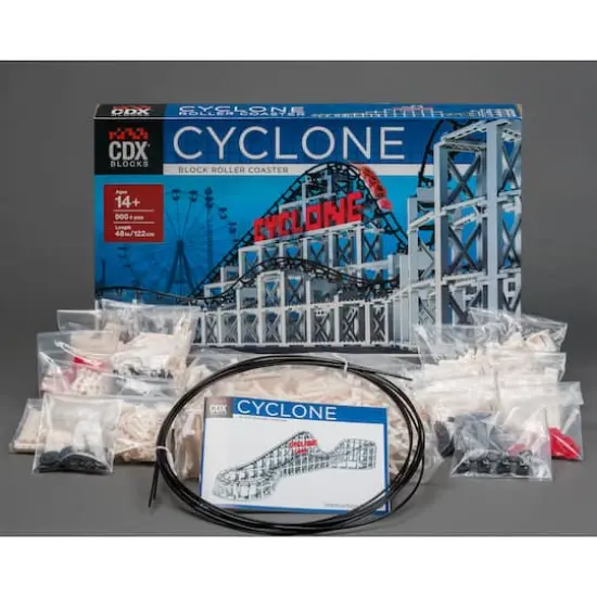CDX Blocks Cyclone Roller Coaster Building Brick Set {4}