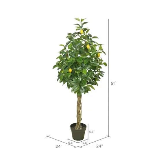 4ft. Potted Lemon Tree {5}