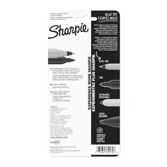 Sharpie&reg; Basic Colors Twin Tip Permanent Markers {5}