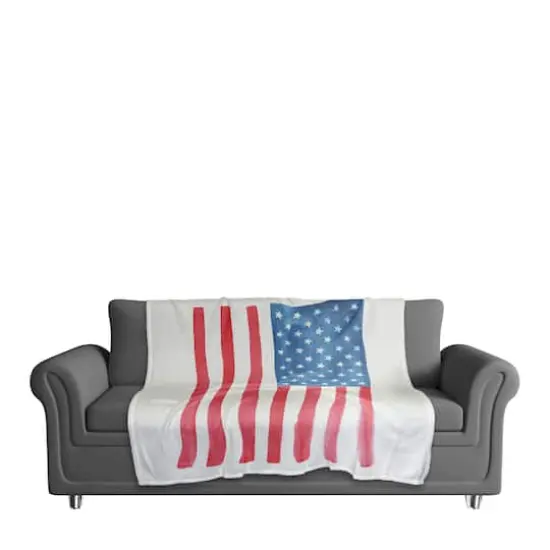 American Flag Coral Fleece Blanket {4}
