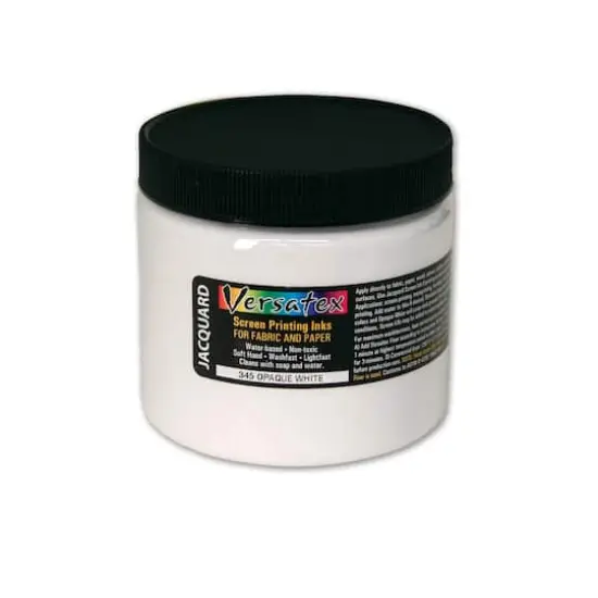 Jacquard Versatex Screen Printing Ink, 16oz. 345 Opaque White {1}