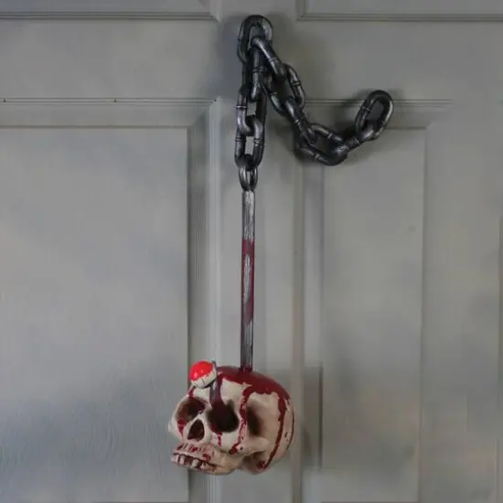 35.5" Skull on Hook with Chain by Ashland&reg; {3}