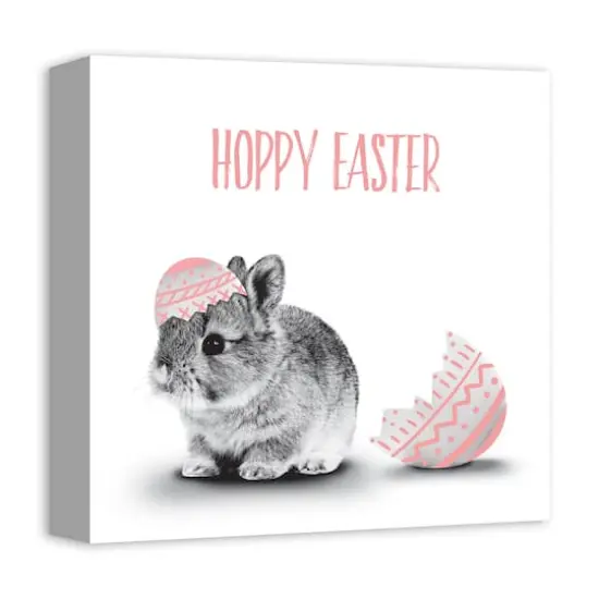 Hatched Bunny Canvas Wall Art {3}