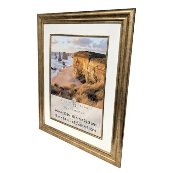 Home Champagne Gold Frame with Beveled Mat by Studio D&eacute;cor&reg; {7}