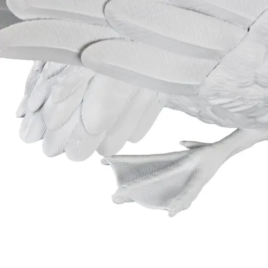 24" White Swan Sculpture {8}