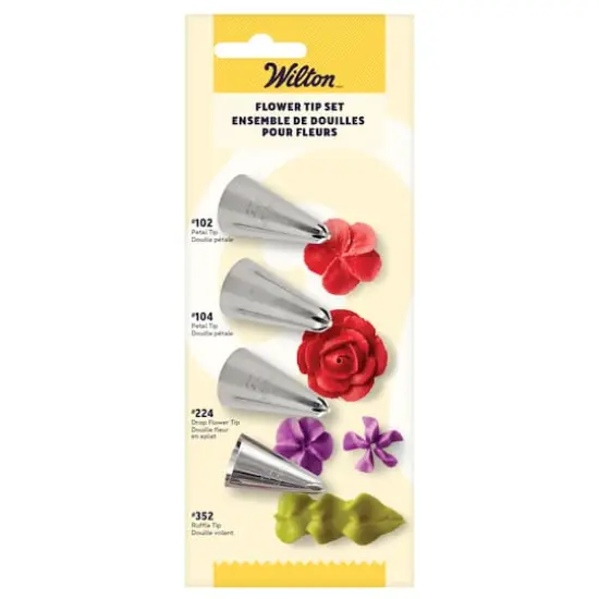 Wilton&reg; Flower 4 Piece Tip Set {1}
