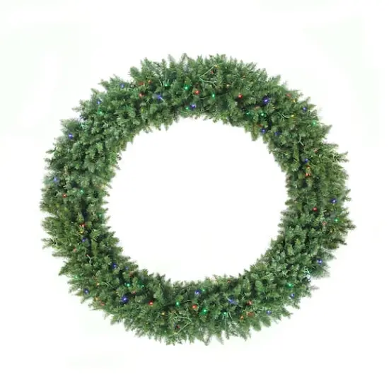 5ft. LED Buffalo Fir Commercial Artificial Christmas Wreath {4}