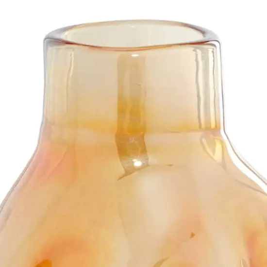 CosmoLiving by Cosmopolitan 16" Gold Glass Contemporary Vase {4}