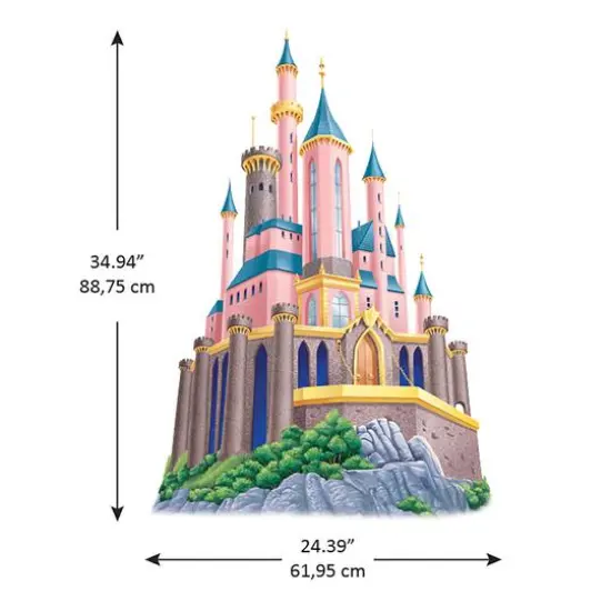 RoomMates Disney&reg; Princess Castle XL Giant Wall Decals with String Lights {8}