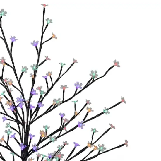 6ft. Multicolor LED Cherry Blossom Flower Artificial Tree {4}