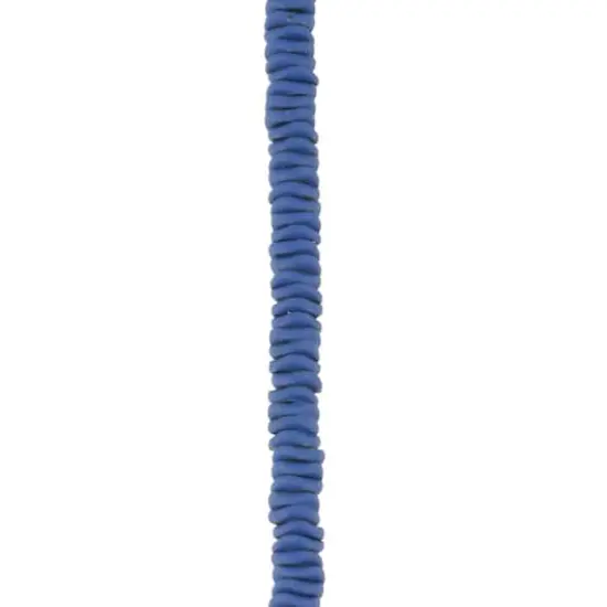 Blue Painted Reconstituted Hematite Wave Heishi Beads, 5.8mm by Bead Landing&reg; {1}