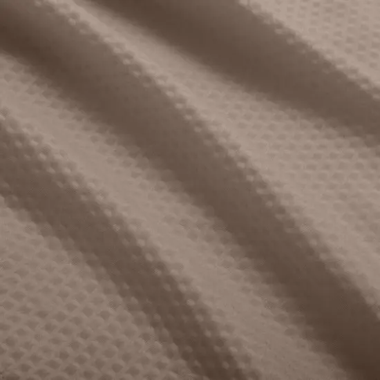 Bath Bliss Microfiber Soft Touch Diamond Design Shower Curtain Liner Taupe {8}