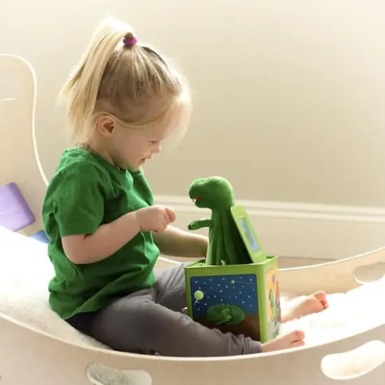 Jack Rabbit Creations Dinosaur Jack in the Box Toy {5}