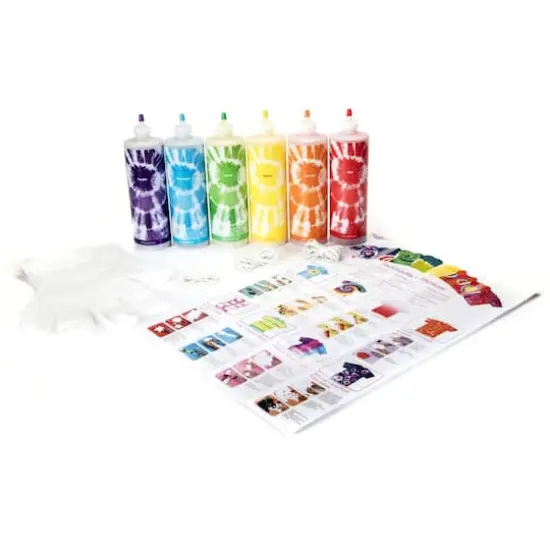 Tulip&reg; Rainbow One-Step Tie-Dye Block Party Kit {3}