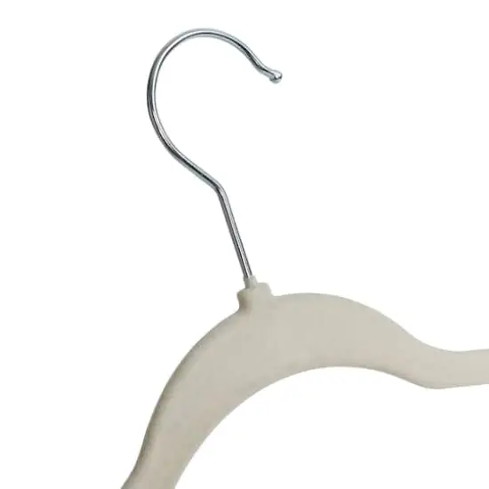 Honey Can Do Warm Gray Slim-Profile Non-Slip Velvet Hangers, 35ct. {6}