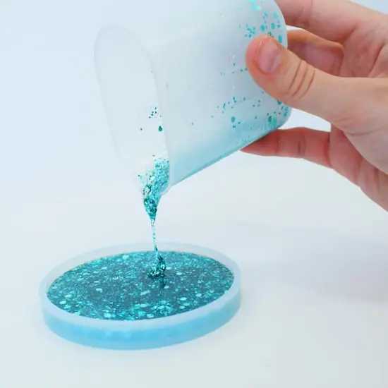 Art 101 Glitter Coaster Resin Kit {5}