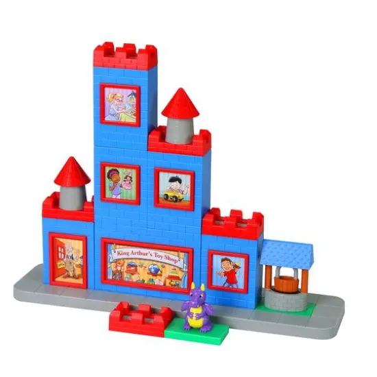 Popular Playthings&reg; Magville&reg; Castle&trade; Magnetic Building Blocks Play Set {3}