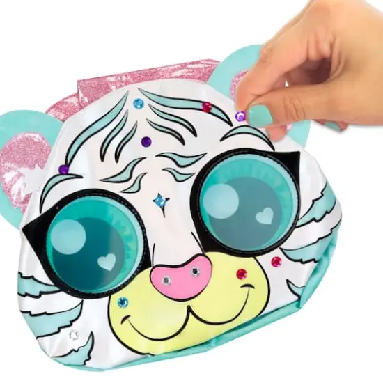 Glam Girl: Color N Style Tiger Messenger Bag Purse Decoration Set {6}