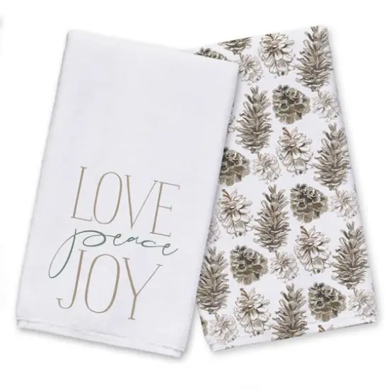 Love, Peace & Joy Tea Towel Set {1}