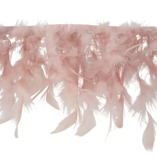 6" Natural Feather Trim by Celebrate It&reg; Rose {1}