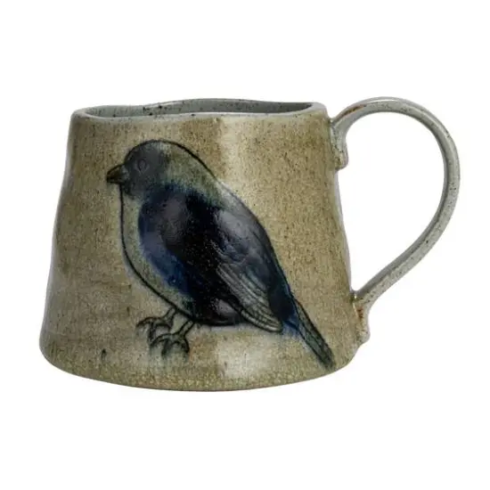 Hello Honey&reg; Insect & Bird Design Stoneware Mug Set {7}