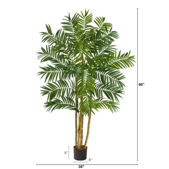 5ft. Potted Areca Palm Artificial Tree {3}