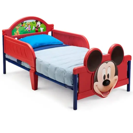 Mickey Mouse Plastic 3D Toddler Bed {1}