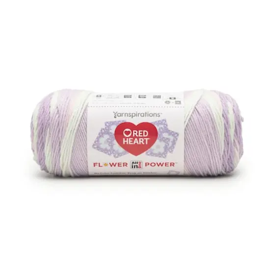 3 Pack Red Heart&reg; All In One Flower Power&trade; Yarn Wisteria {4}