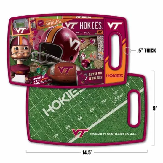  Virginia Tech Hokies Retro Series Cutting Board Assorted {3}