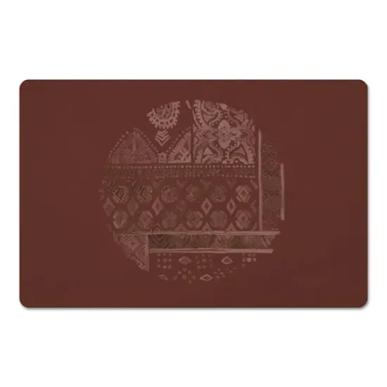 Circle Fall Pattern Floor Mat {1}