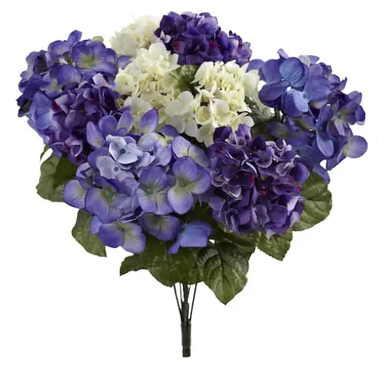 Blue, Purple & White Hydrangea Bush, 3ct. {4}