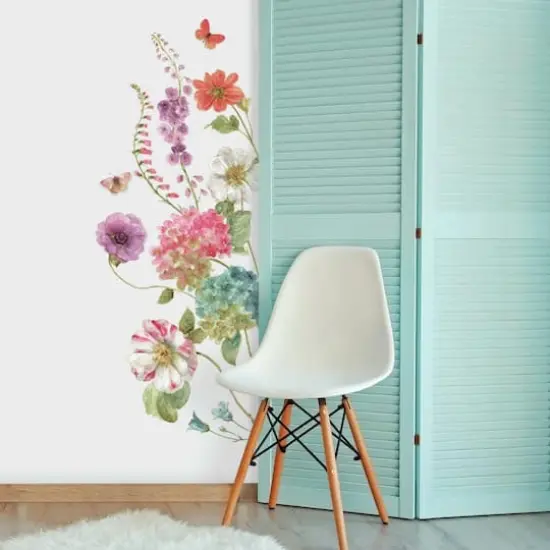RoomMates Lisa Audit Garden Flowers Giant Decals {5}