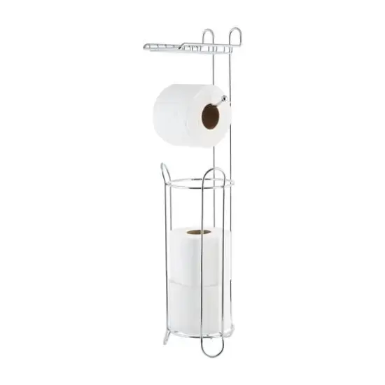 Bath Bliss Royal Toilet Paper Holder and Dispenser in Chrome {3}