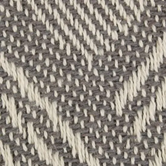 DII&reg; Gray Basket Weave Woven Throw {3}
