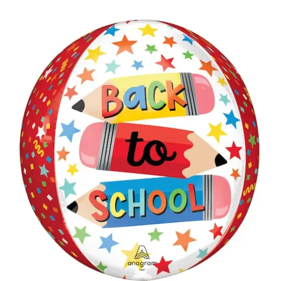 Orbz&reg; 16" Write On Back to School Foil Balloon {1}