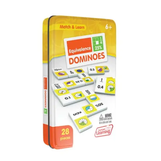 Junior Learning&reg; Match & Learn Equivalence Dominoes {3}